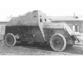 russo-balt i veicoli auto russia il serbatoio l'arma ww1 la prima guerra mondiale 3d print model - Mito3D