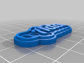 kay llaveros personalizado 3d print model - Mito3D
