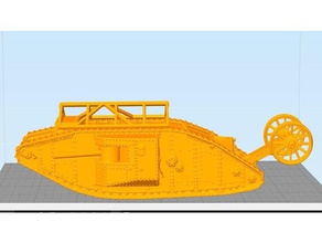 mark vehicles tank ww ww1 wwi 3d print model - Mito3D
