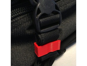 backpack strap clips 3d printing clip 3d print model - Mito3D