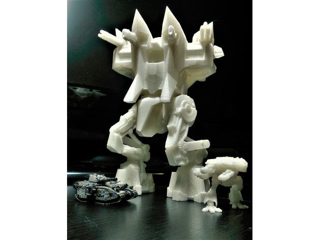 6mm scala bruto warstrider giochi 40k carthago titanicus epico epic40k su epica titan warhammer wh40k 3D print model - Mito3D