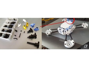 multi thumb screw - ships crashbox flow system hobby 3d print model - Mito3D