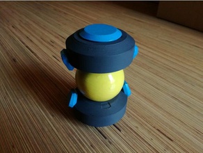 overwatch - Ana'nın canlı bomba sahne biyotik el bombası ana 3d print model - Mito3D
