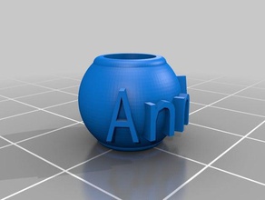 pulsera del encanto de anna la joyería personalizado 3d print model - Mito3D