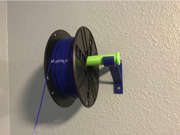 wall mount spool holder 3d printer accessories 3D print model - Mito3D