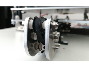makara tutucular koni m3 ve m4 3d yazıcı parçaları avara kasnak bölüm sessiz spacer tarantula tevo 3d print model - Mito3D