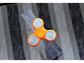 15 rupee fidget spinner toys & games 3d print model - Mito3D