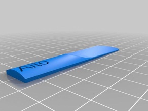 my not very customized reed saxophone music 3d print model - Mito3D