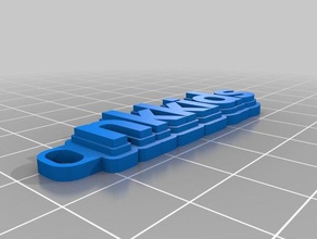 nk 3 keychains customized 3d print model - Mito3D