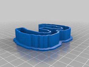 angular velocity cookie cutter kitchen & dining customized 3d print model - Mito3D