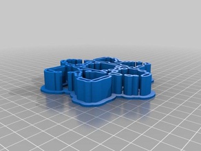 átomo de cortador la galleta cocina y comedor personalizado 3d print model - Mito3D