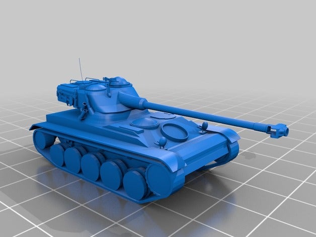 amx 13 15mm toy & game accessories tank 3D print model - Mito3D
