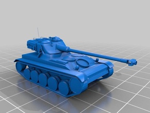 amx-13-15mm Spielzeug & game Zubehör tank 3d print model - Mito3D