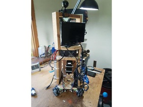 sheet crawling laser cutting omni wheel robot robotics 3d print model - Mito3D