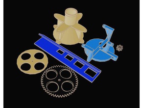 auto manual usd coin sorter 3d printing gear gears sorting 3d print model - Mito3D