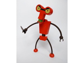 futurama roberto - buildable model robots 3d print model - Mito3D