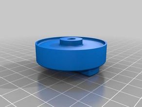busch-jaeger zamanlayıcı döner düğme yedek parça busch jaeger drehgriff drehknopf topuzu geçin zaman geçiş zamanı zeitschalter zentralscheibe 3d print model - Mito3D