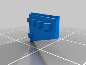 Fußplatte einzeln Gebäude & Strukturen 3d print model - Mito3D