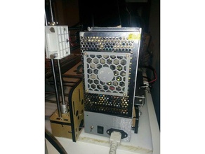 80mm Sechskant-fan grill computer 3d print model - Mito3D