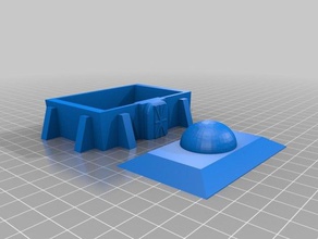 desert dwelling dome roof fixed 3d printing 3d print model - Mito3D