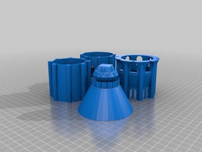 15mm torre gótica pt 1 La impresión en 3d 3d print model - Mito3D