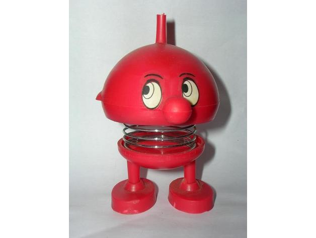 pupinauta coilspring bot juegos y juguetes de la bobina juego el robot juguete 3D print model - Mito3D