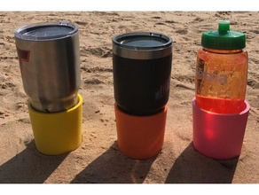 beach drink holder outdoor & garden 3d print model - Mito3D