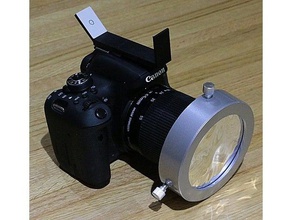 solar finder sapata da câmera de fotos do eclipse 3d print model - Mito3D