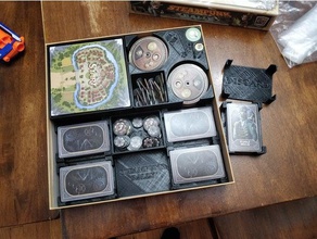 steampunk rally caixa inserir jogos boardgame boardgames jogo de tabuleiro 3d print model - Mito3D