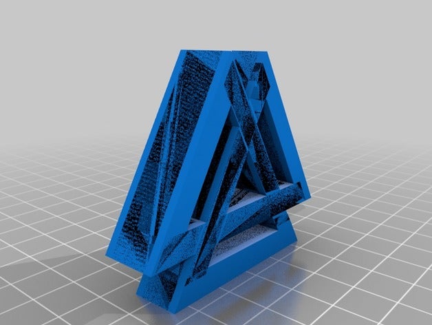 triad-symbol Skulpturen symbol 3D print model - Mito3D