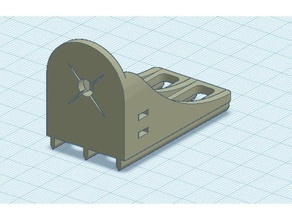 ft versa wing motor mount 3d printing flitetest flite test 3d print model - Mito3D