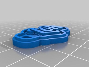 lok Anahtarlık özelleştirilmiş 3d print model - Mito3D