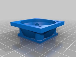 30x40 1 fan size conversion adapter customized 3d print model - Mito3D