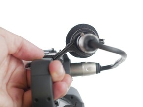 mic holder camera canon xa20 microphone video 3d print model - Mito3D