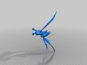 cynder heykeller ejderha legend spyro 3d print model - Mito3D