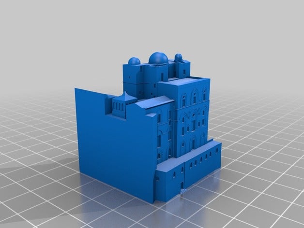 torre pisana di palazzo dei normanni edifici e strutture palermo 3D print model - Mito3D
