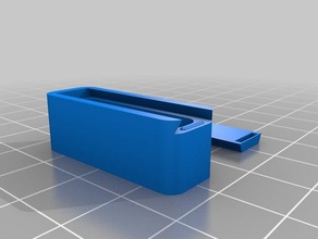 1 caixa de pílula deslizante superior recipientes personalizado 3d print model - Mito3D
