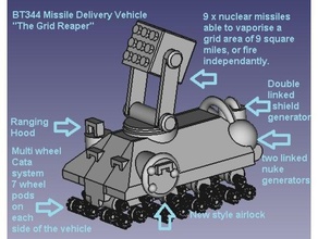 bt 334 grille reaper système de missile des véhicules 1 100 sci fi gratuite le réservoir 3d print model - Mito3D
