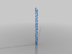 abs calibration tower 3d printing tests customized 3d print model - Mito3D