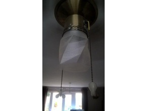 torcida abajur do agregado familiar lâmpada sala de estar transparente vaso 3d print model - Mito3D