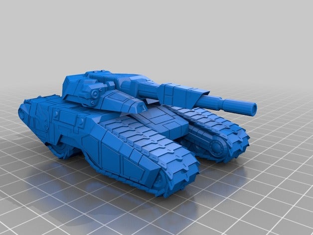 3 gdı predator tank cnc oyunlar komut fethetmek 3D print model - Mito3D