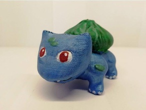 bulbasaur toys & games grasstype pokemon figures 3d print model - Mito3D