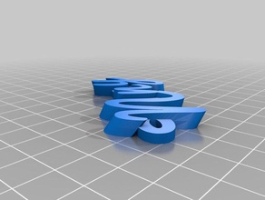 nancy Schlüsselanhänger kundengebundene 3d print model - Mito3D