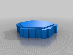 meu personalizados hex telha jogos personalizado 3d print model - Mito3D