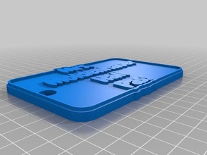sam hall pass llaveros personalizado 3d print model - Mito3D