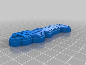 kimberly keychains customized 3d print model - Mito3D