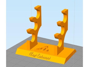 wand rack stand toy & game accessories 3d print model - Mito3D