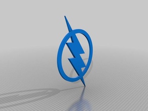 flash logo 3d baskı 3d print model - Mito3D