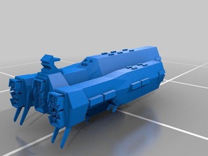4 sdf 3d baskı uzay gemisi 3d print model - Mito3D