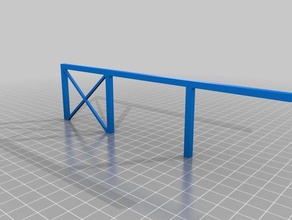 railing 2b buildings & structures 3d print model - Mito3D